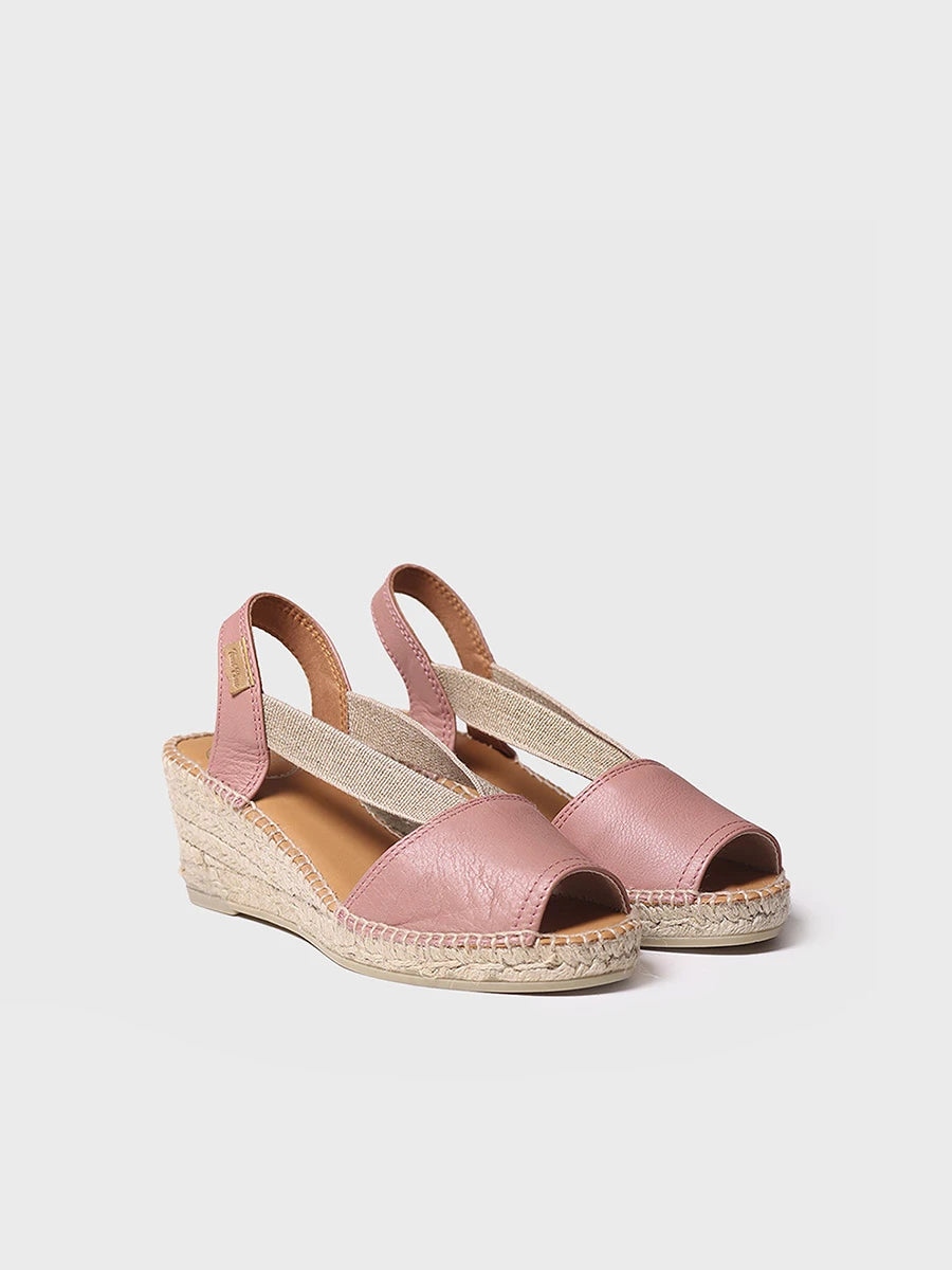  - Alpargata de cuña media de piel destalonada | TEIDE-P  - Toni Pons  