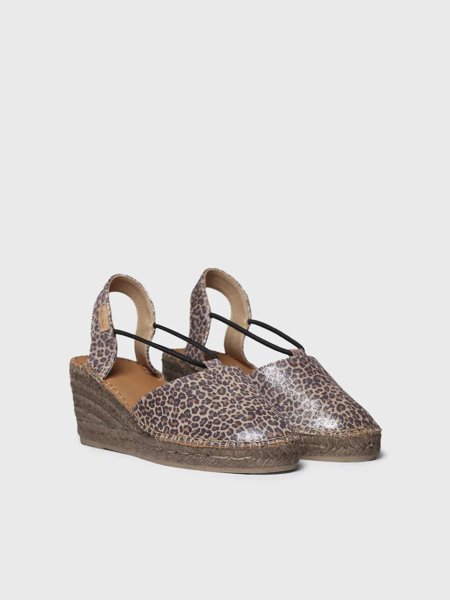  - Alpargata de cuña en animal print | TELMA-LE  - Toni Pons  