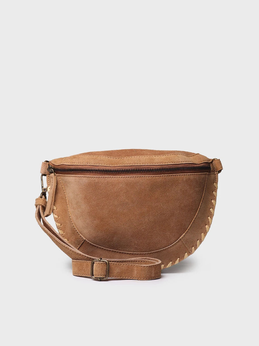  - Bolso bandolera de serraje con diseño redondeado | TEROL  - Toni Pons  