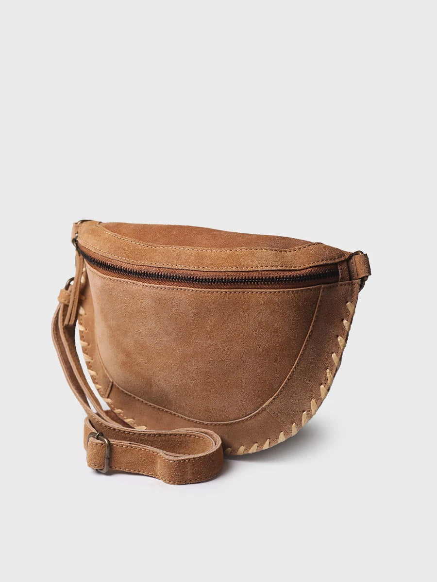  - Bolso bandolera de serraje con diseño redondeado | TEROL  - Toni Pons  