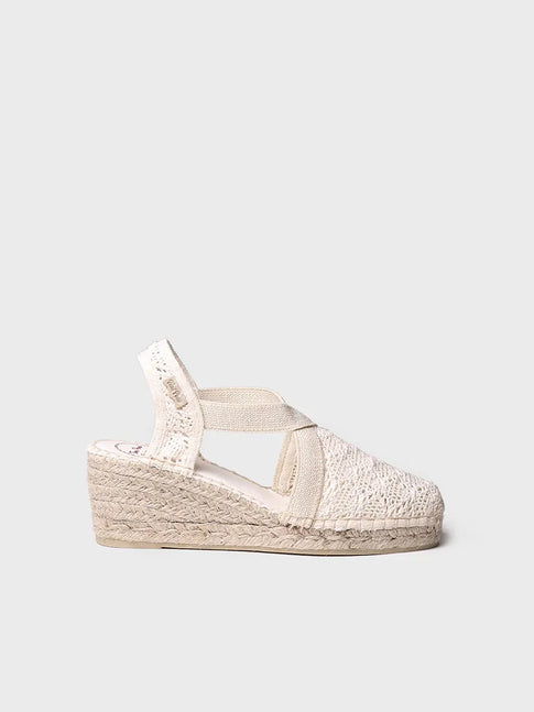 Medium wedge espadrilles with embroidery