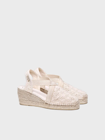 Medium wedge espadrilles with embroidery