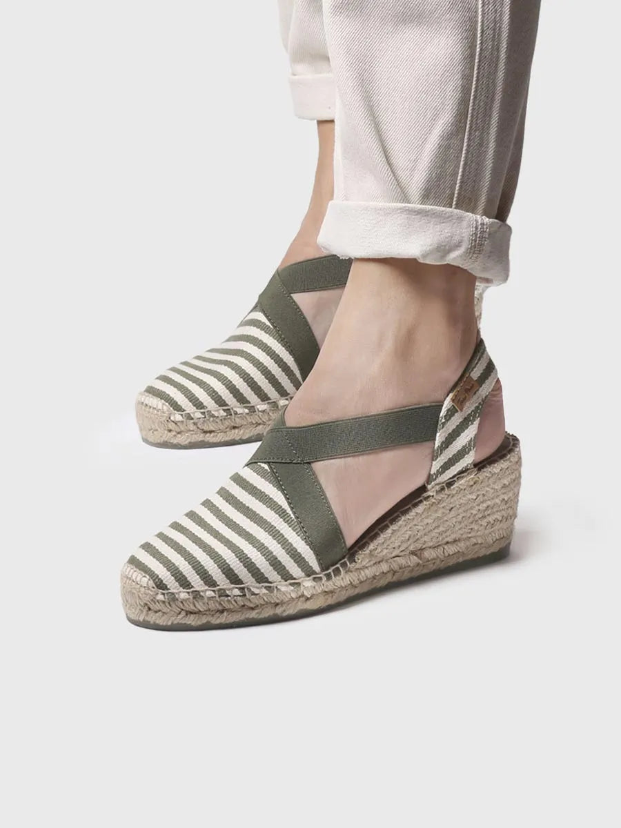 Alpargata mujer - Alpargata de cuña marinera  - Toni Pons  
