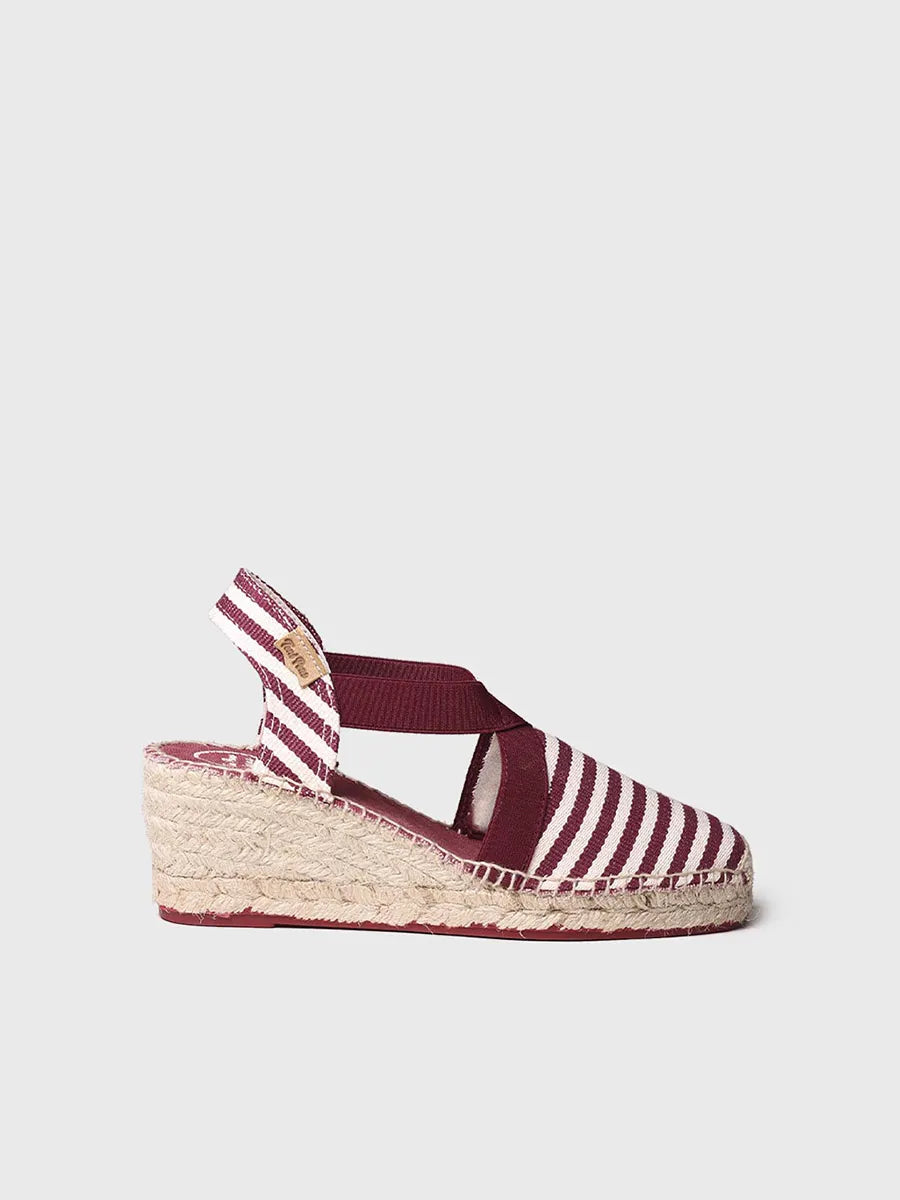 Alpargata mujer - Alpargata de cuña marinera  - Toni Pons  