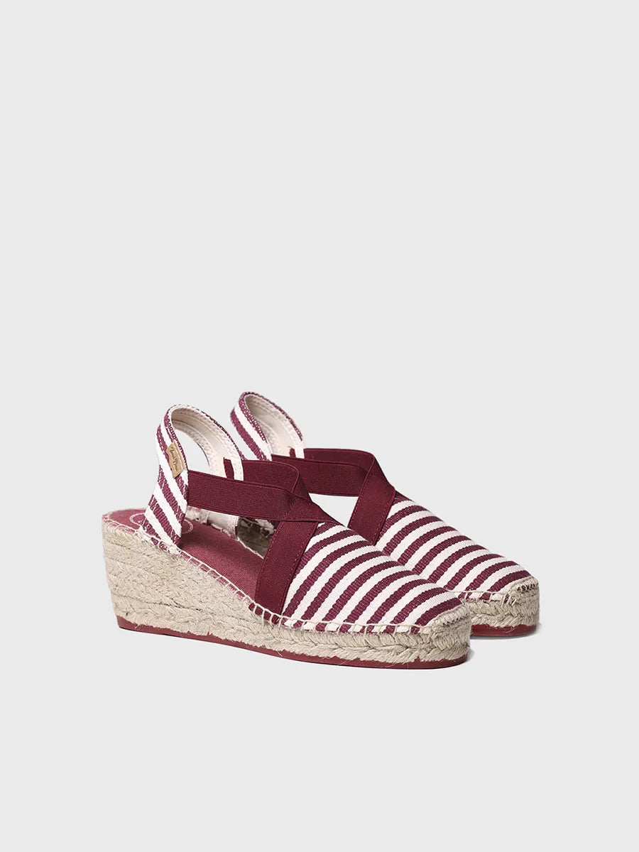 Alpargata mujer - Alpargata de cuña marinera  - Toni Pons  