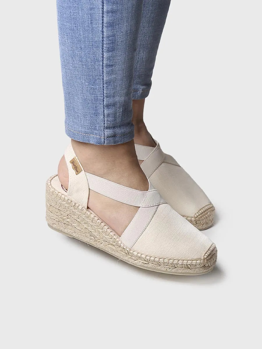 Medium wedge vegan espadrilles