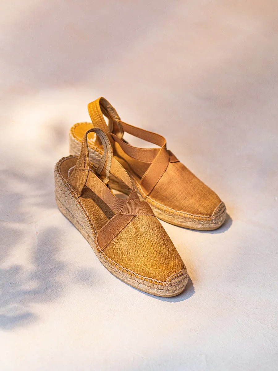 Medium wedge vegan espadrilles