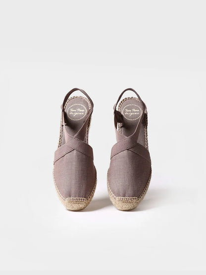 Medium wedge vegan espadrilles