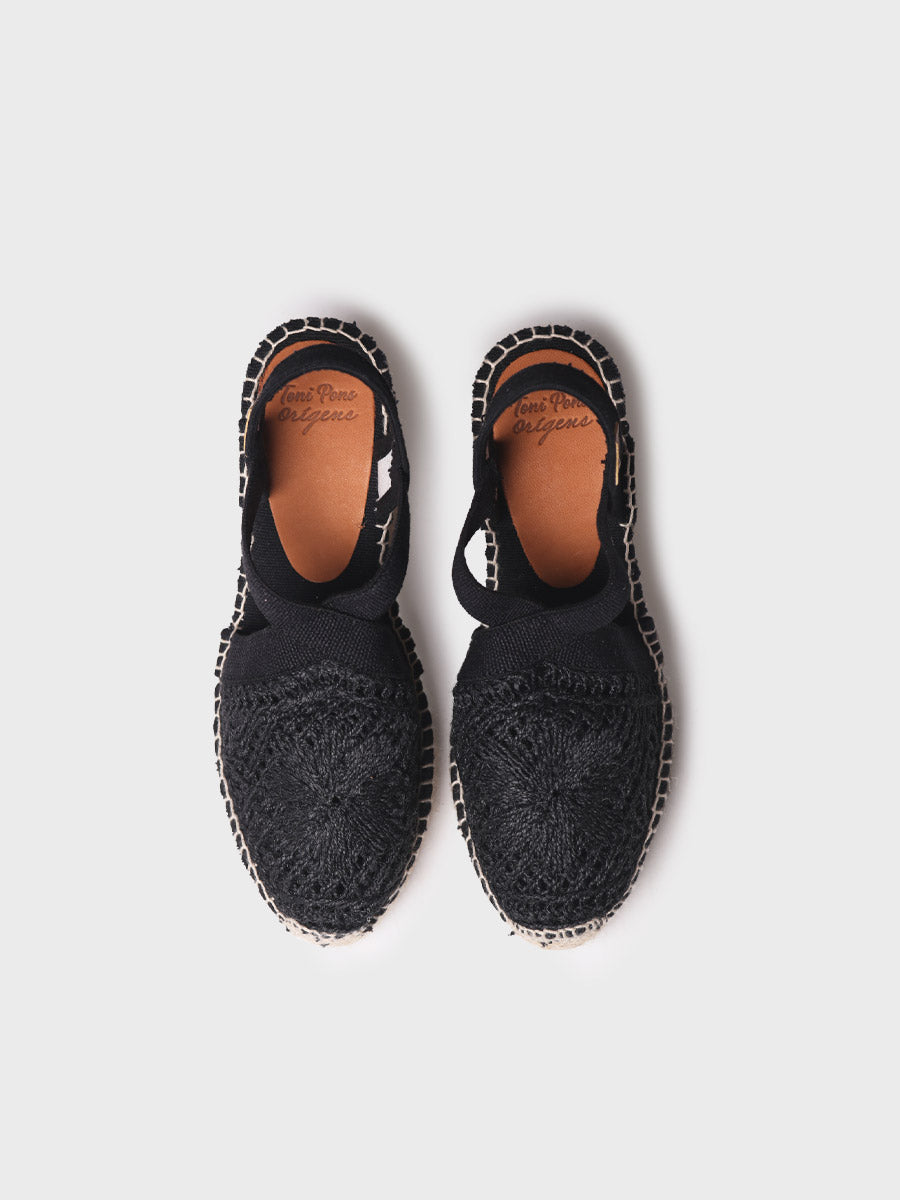 Alpargata mujer - Alpargata de mujer en tejido tipo crochet  - Toni Pons  