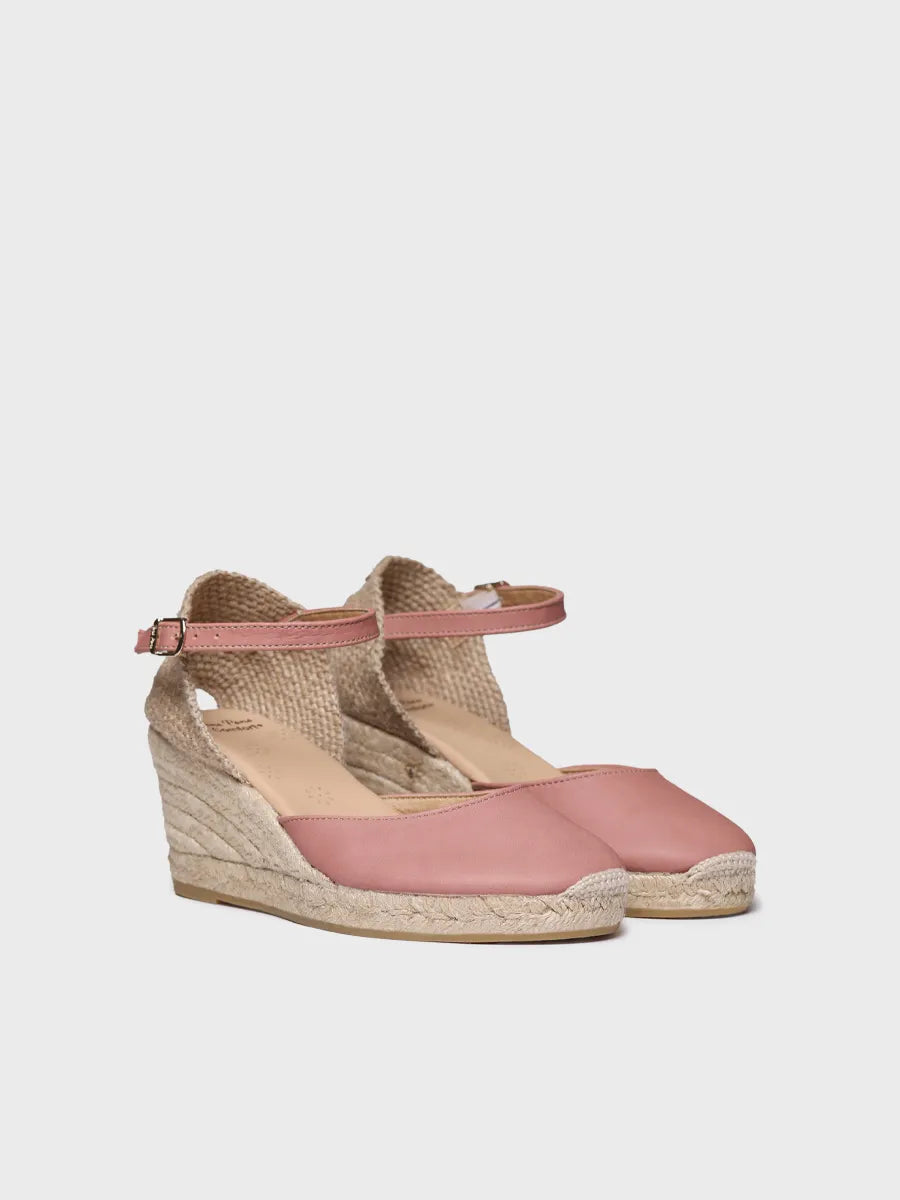  - Alpargata de mujer de cuña en piel con pulsera | TIANA  - Toni Pons  