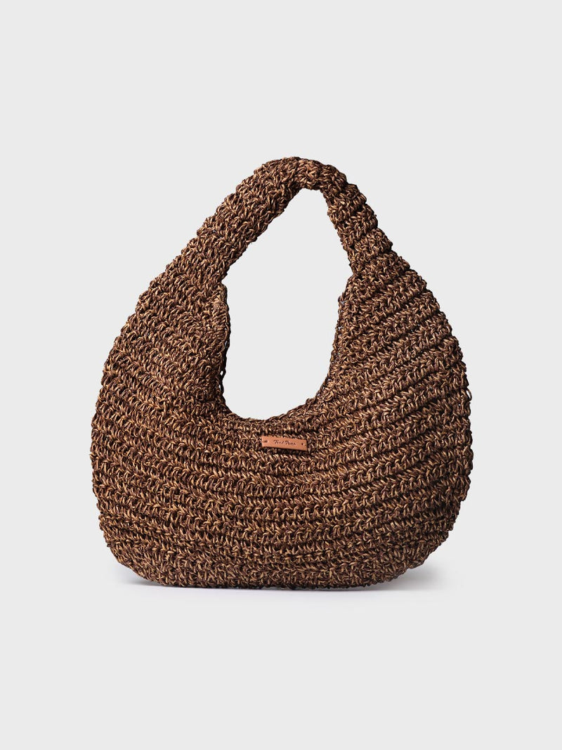  - Bolso de mano en rafia con acabado brillante | TINEO  - Toni Pons  