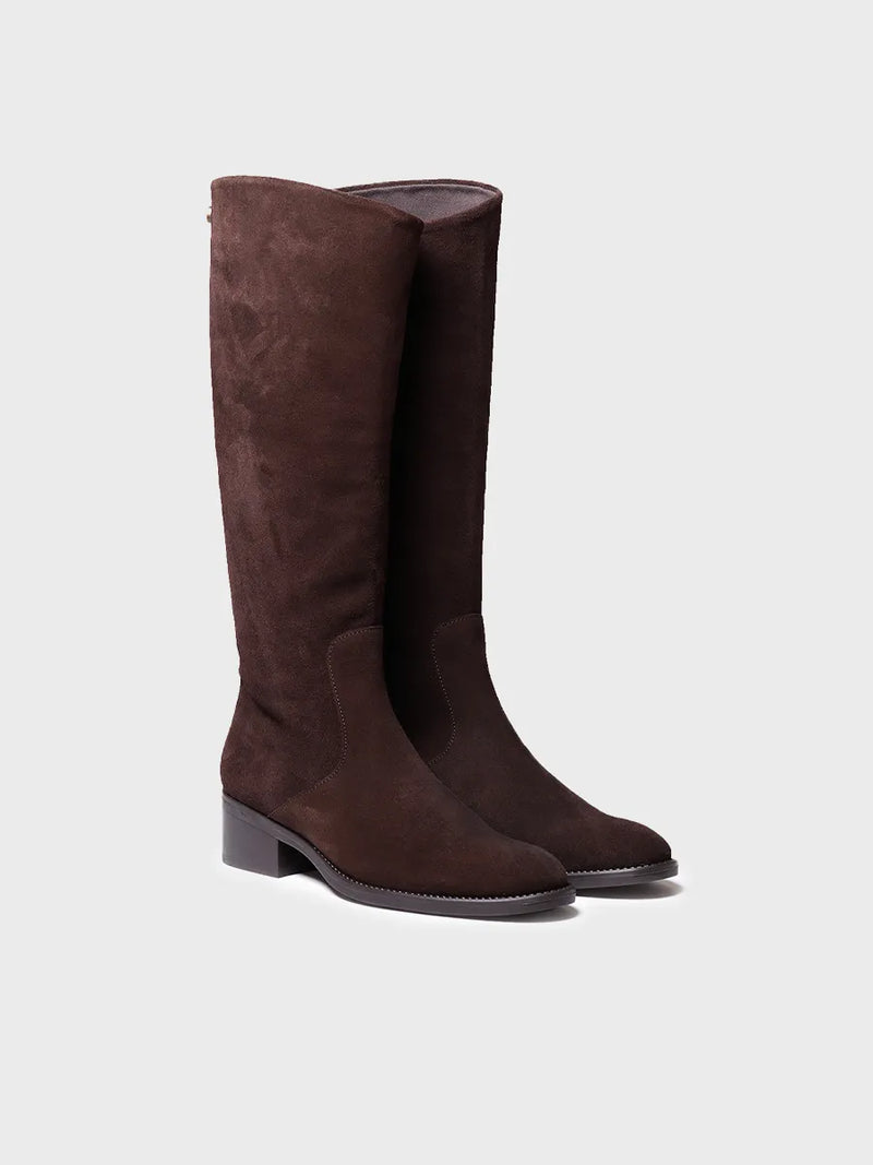 botas mujer - Bota alta para mujer en serraje | TIROL-SY  - Toni Pons  