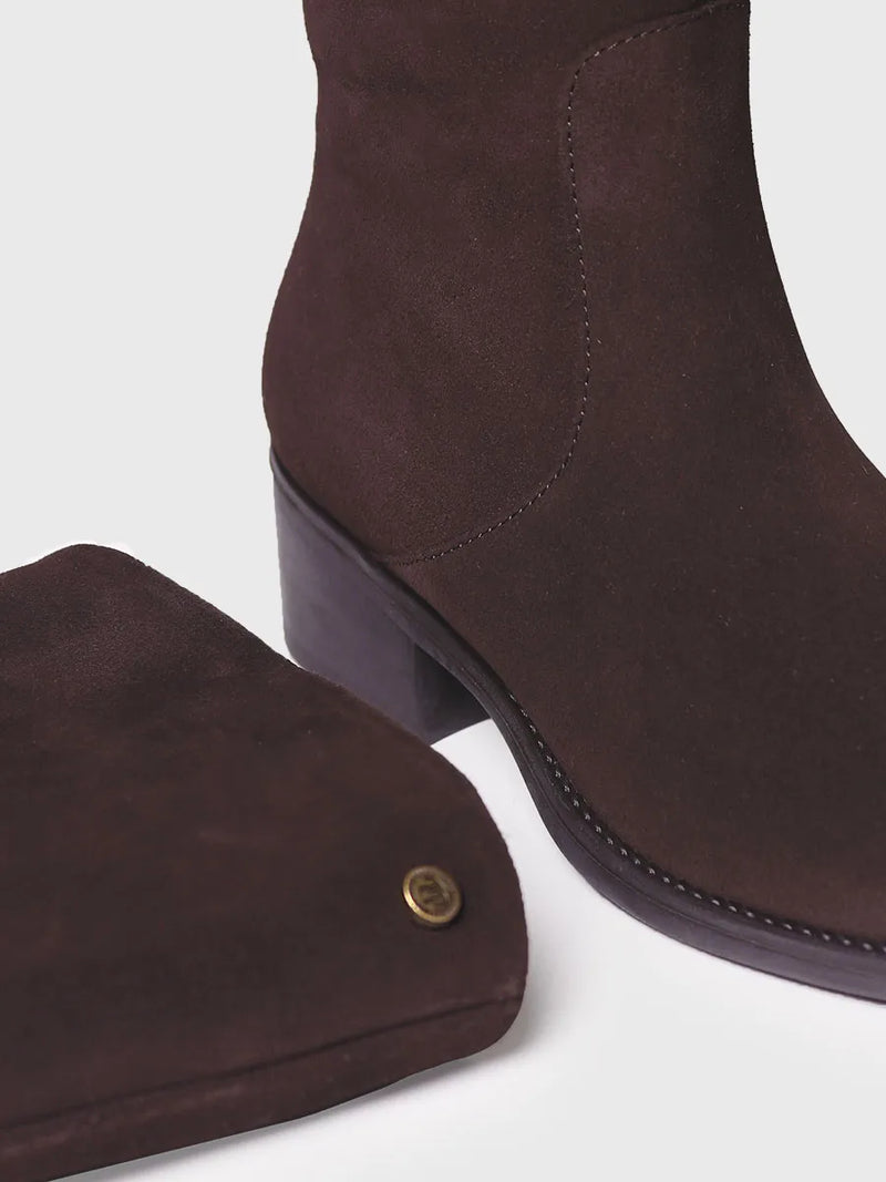botas mujer - Bota alta para mujer en serraje | TIROL-SY  - Toni Pons  