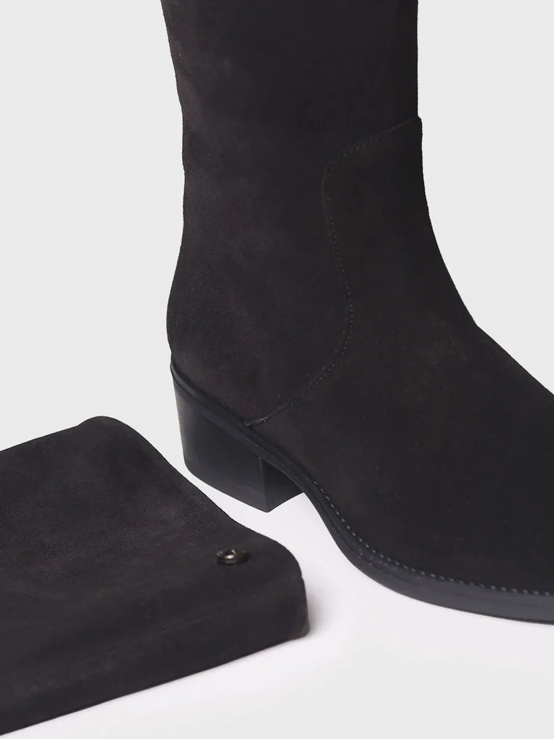 botas mujer - Bota alta para mujer en serraje | TIROL-SY  - Toni Pons  
