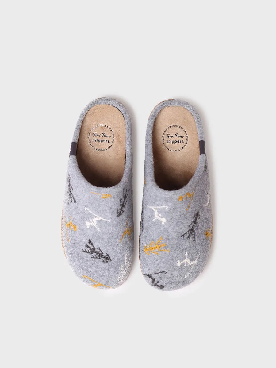 Men's Felt Slippers - TOBI-SK
