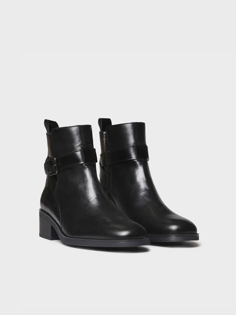 Botines mujer - Botín en piel con hebilla para mujer | TOLEDO-P  - Toni Pons  