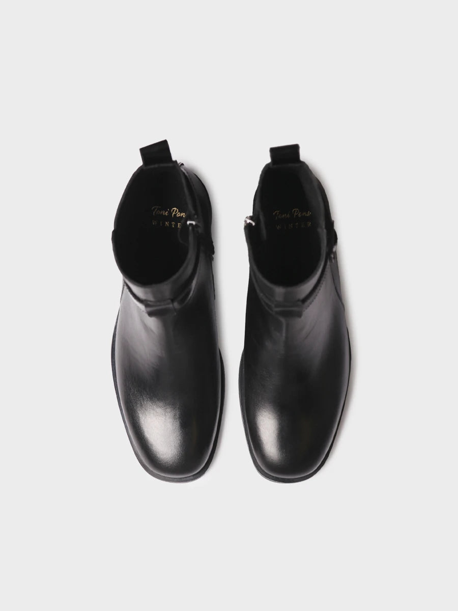 Botines mujer - Botín en piel con hebilla para mujer | TOLEDO-P  - Toni Pons  