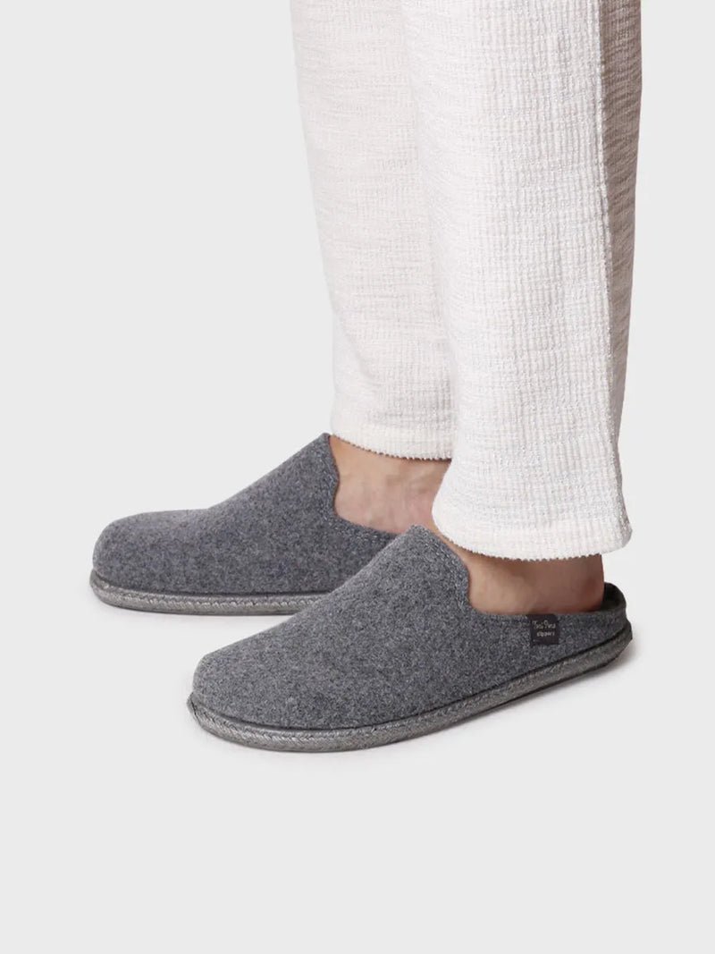 zapatillas de casa hombre - Slippers para hombre de lana reciclada | TOMAS-RW  - Toni Pons  