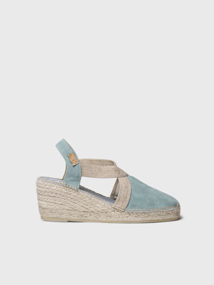 TONA - Women's suede espadrilles with elastics | TONI PONS