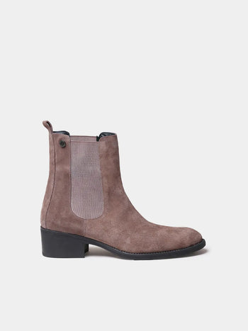 Botines mujer - Botines de mujer en piel efecto serpiente con elásticos | TORTOSA-SY  - Toni Pons  