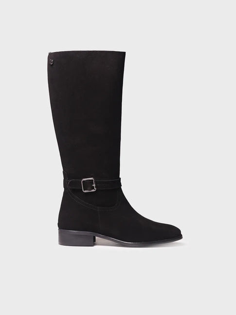 Bota de piel para mujer