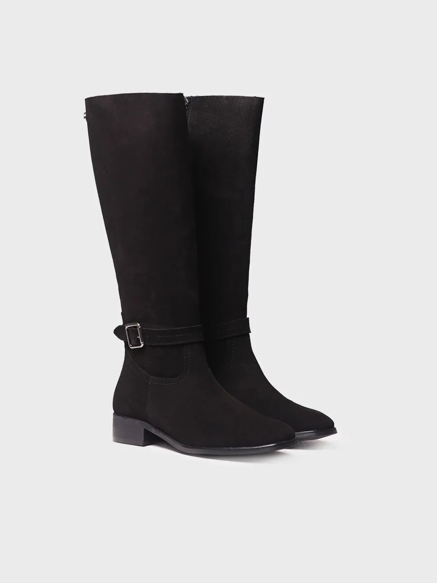 Bota de piel para mujer