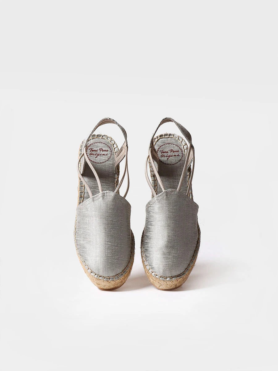  - Alpargata de cuña en tejido con elásticos | TURIA  - Toni Pons  