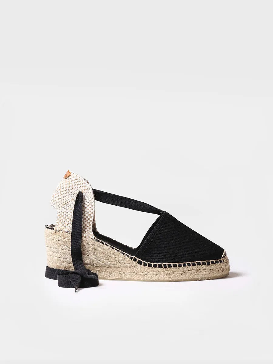 Valencian espadrille with strings for women