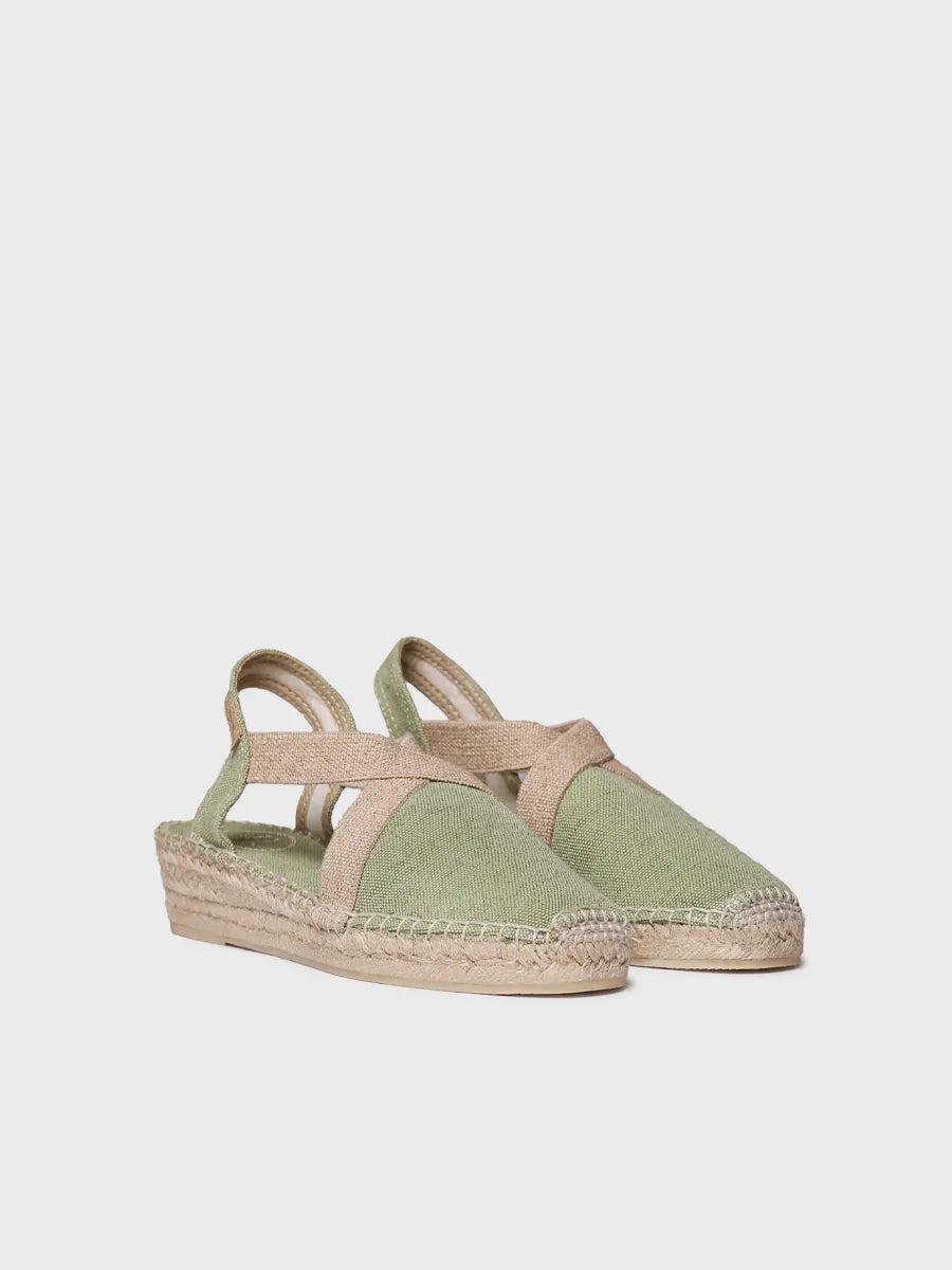  - Alpargata vegana plana para mujer en tejido de algodón | VERDI-V  - Toni Pons  