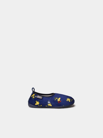 Zapatillas de casa infantiles - Slippers infantiles de Snoopy en pelo sintético | WOODY  - Toni Pons  