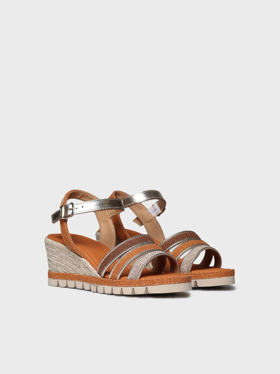  - Alpargata de cuña en piel con suela ligera y flexible | ZENIT  - Toni Pons  