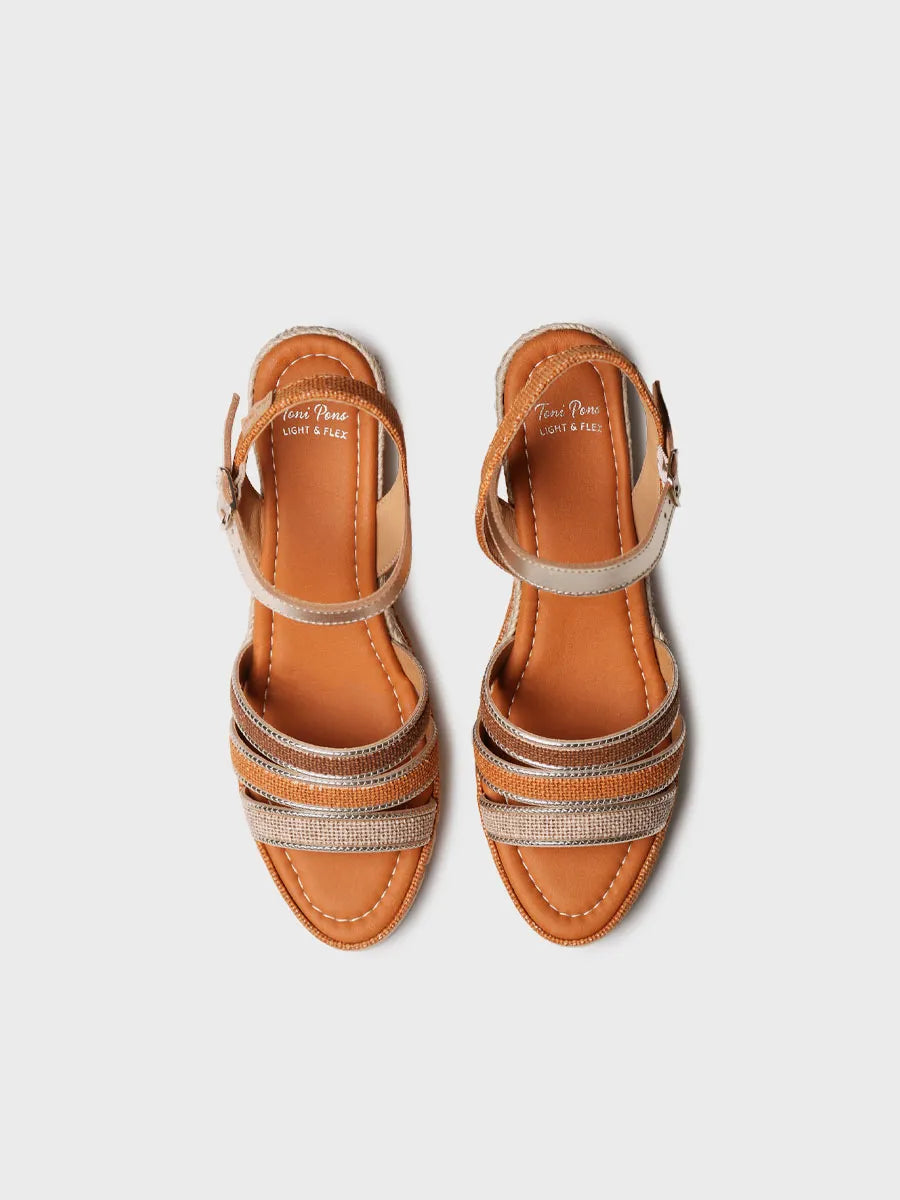  - Alpargata de cuña en piel con suela ligera y flexible | ZENIT  - Toni Pons  