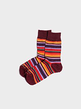 Unisex Striped Cotton Socks - QUEL-BR Nord