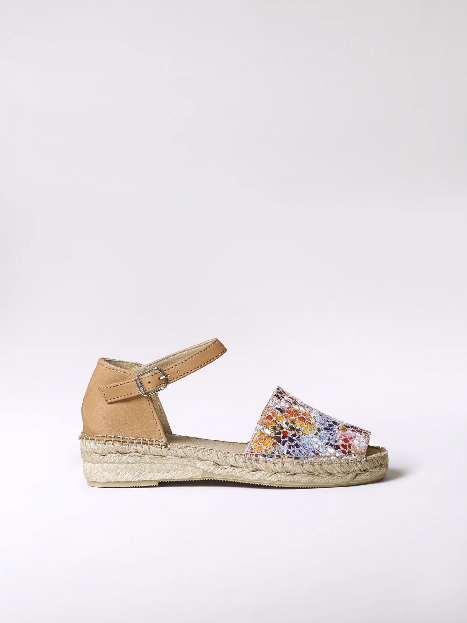 Espadrille for women in leather - ELGIN-PM