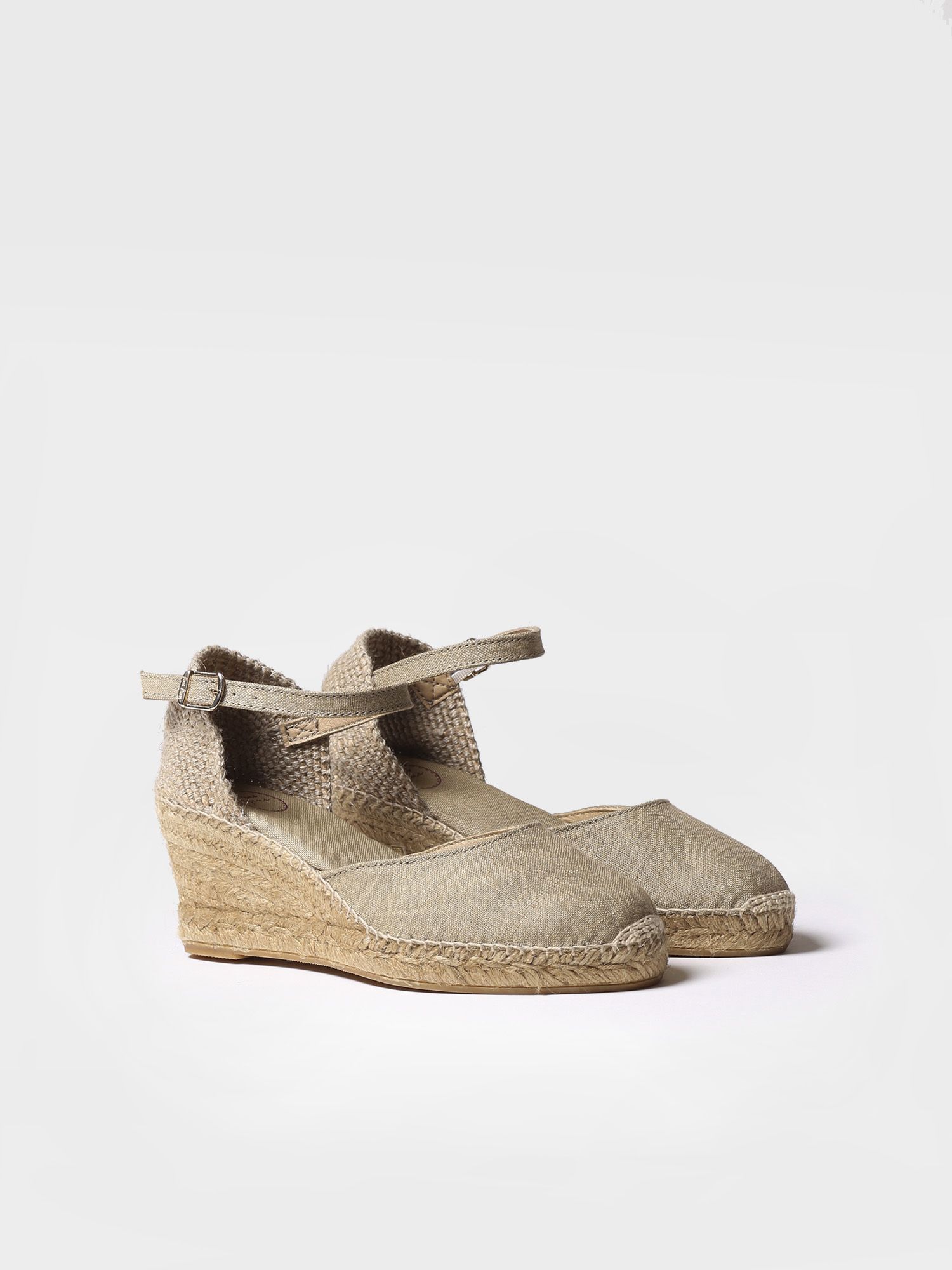 Vegan Espadrille for Woman Made in Linen. Toni Pons CALDES 