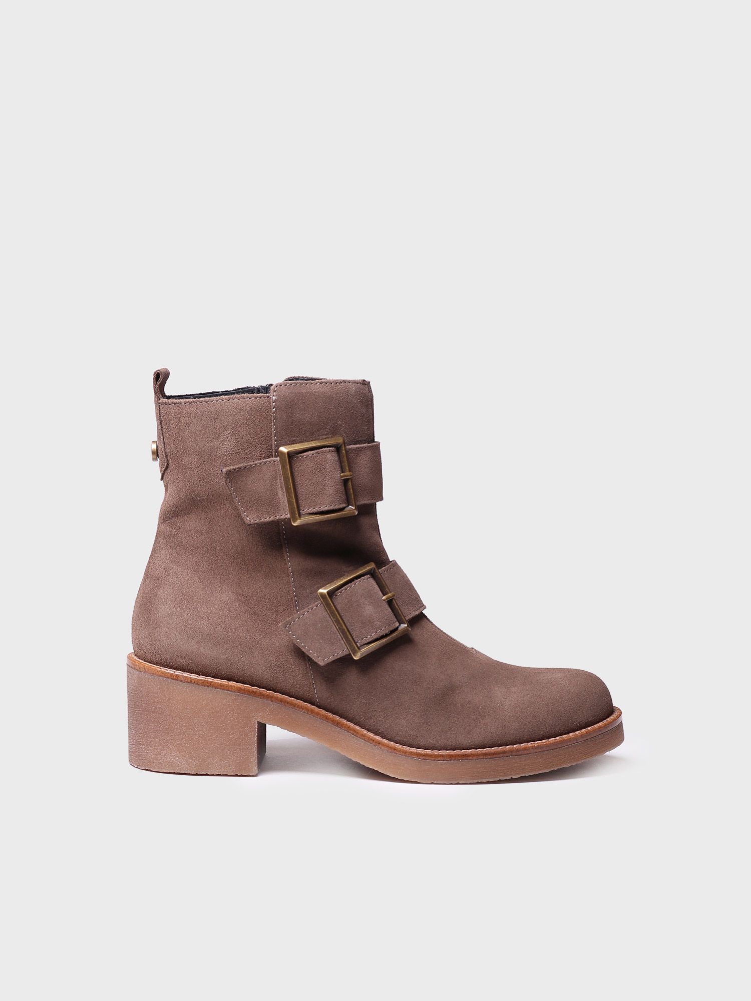 Women ankle boot made of suede - PETRA-SY