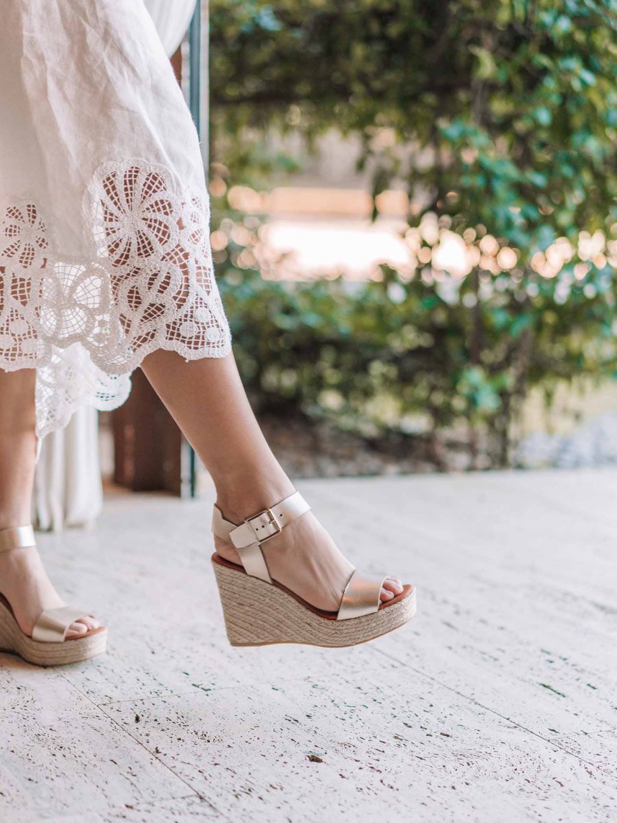 Zara Woman Alpargatas color plata brillante Zapatos Sandalias Alpargatas 