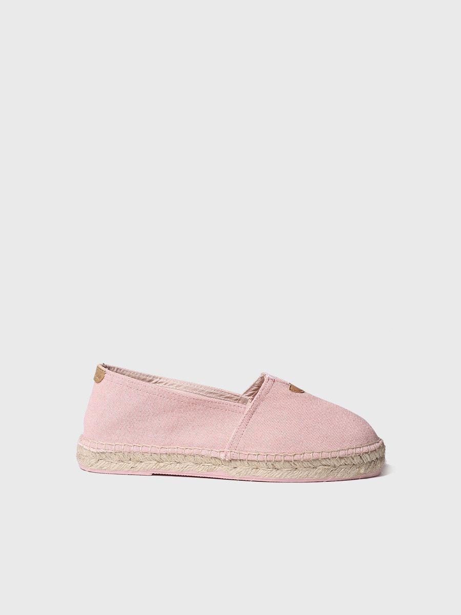 Classic unisex espadrille in Pink colour - BLANES-ER