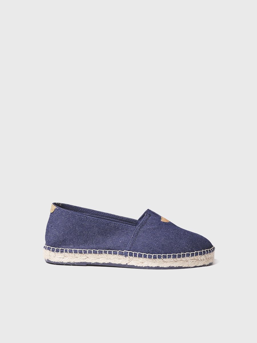 Classic unisex espadrille in Navy colour - BLANES-GS