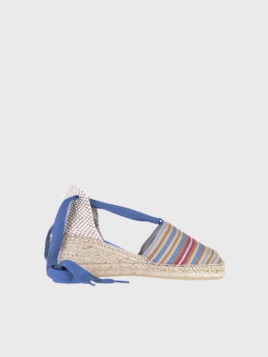Wedge espadrille with ribbons - VIANA