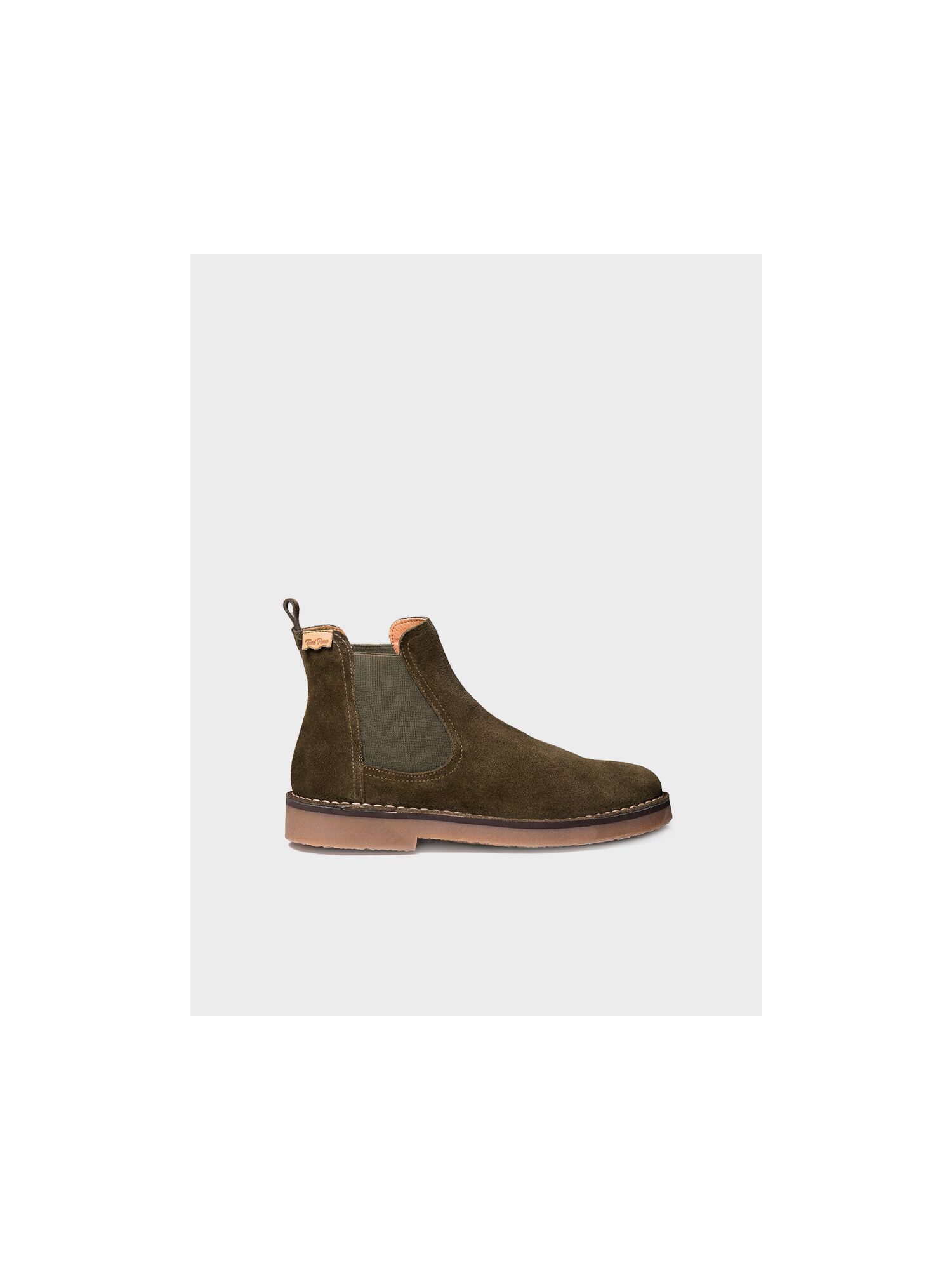 Women's Ankle boot in Suede in Khaki - ISA-SY