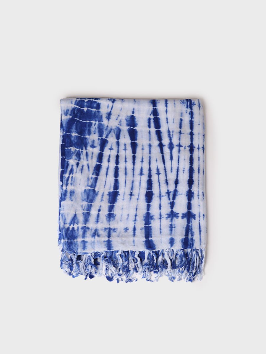 Women's scarf in blue colour - FREILA
