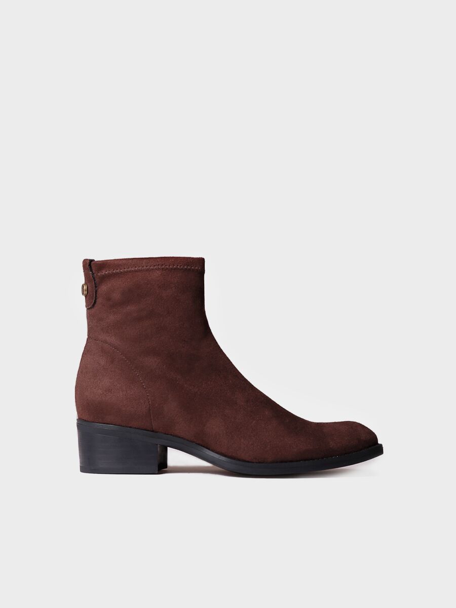 High boots for women in lycra in Brown - TULA-LA