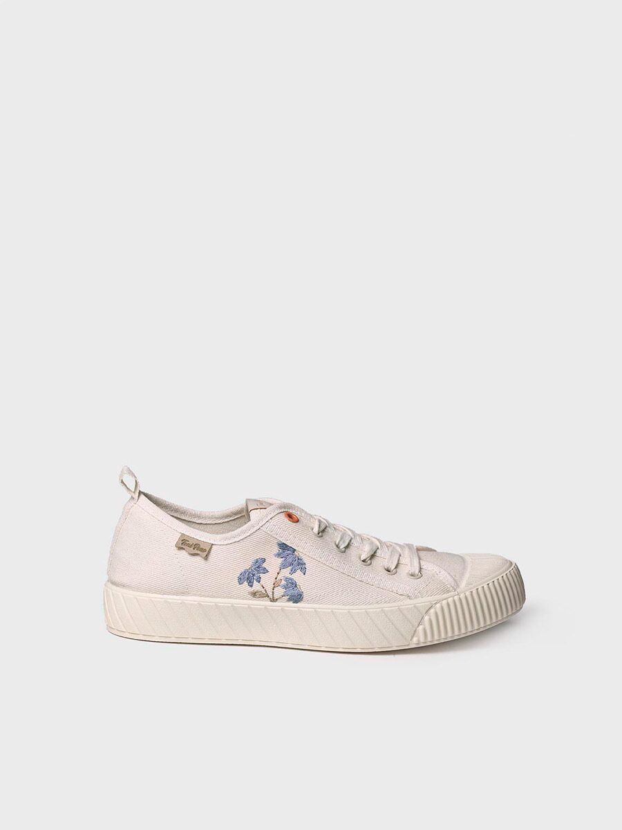 Women's low-top trainers in recycled fabric - GILDA-CF