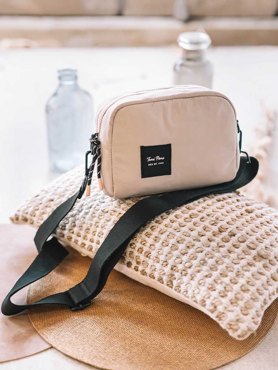 Women's shoulder bag in stone - GRANGER