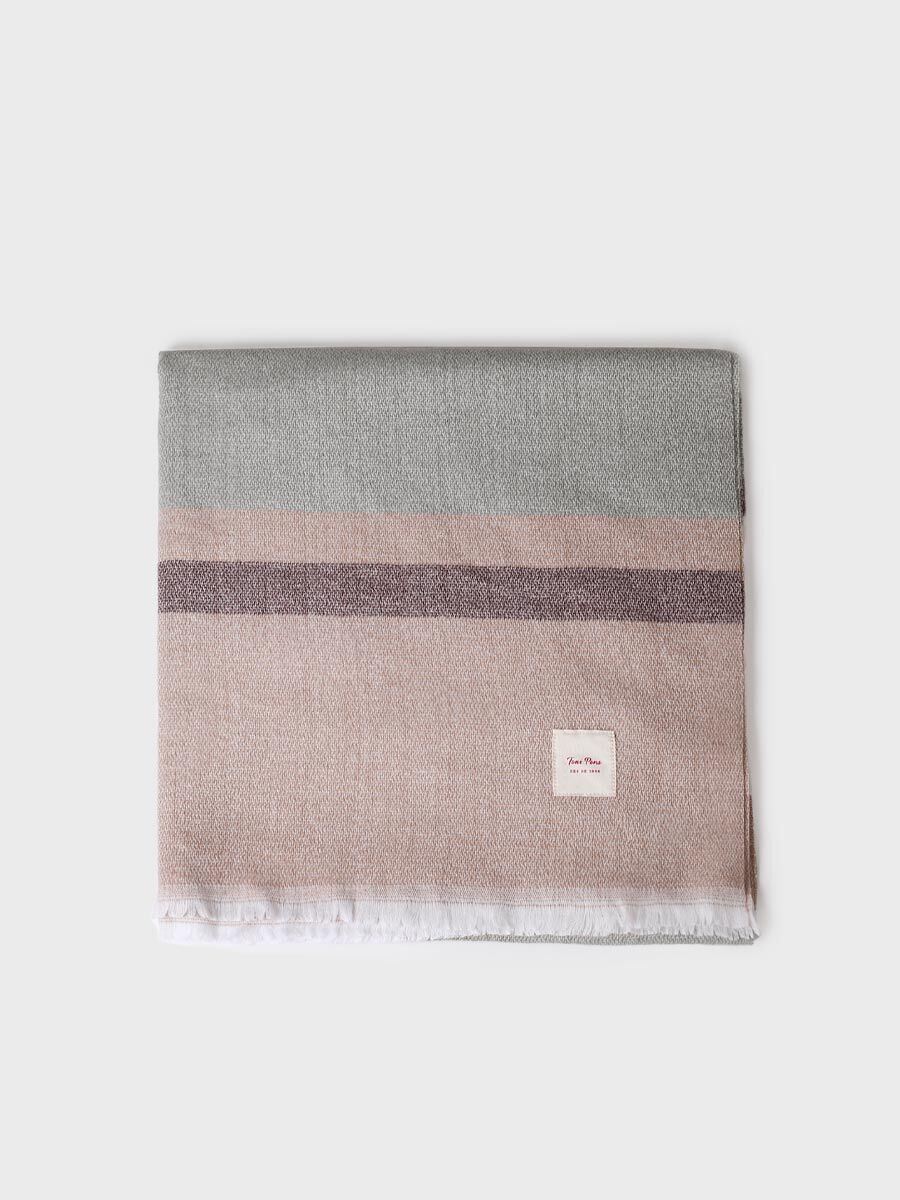 Cashmere like scarf in  brown | AMBER