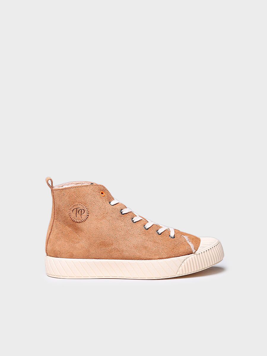 Men's Lace-up Ankle boot in Camel - GRANT-SY