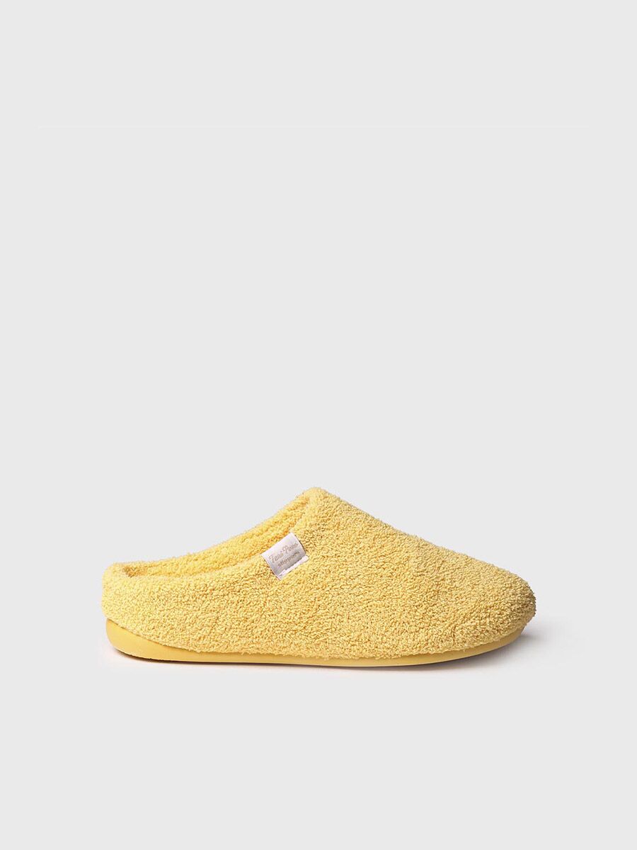 Zapatillas de casa de mujer en color Amarillo - MELY-AR