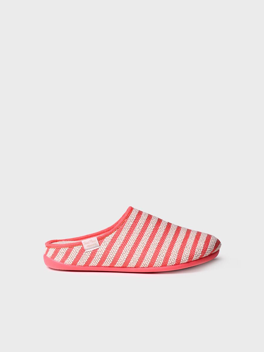 Women's slippers in Coral colour - MELY-DL