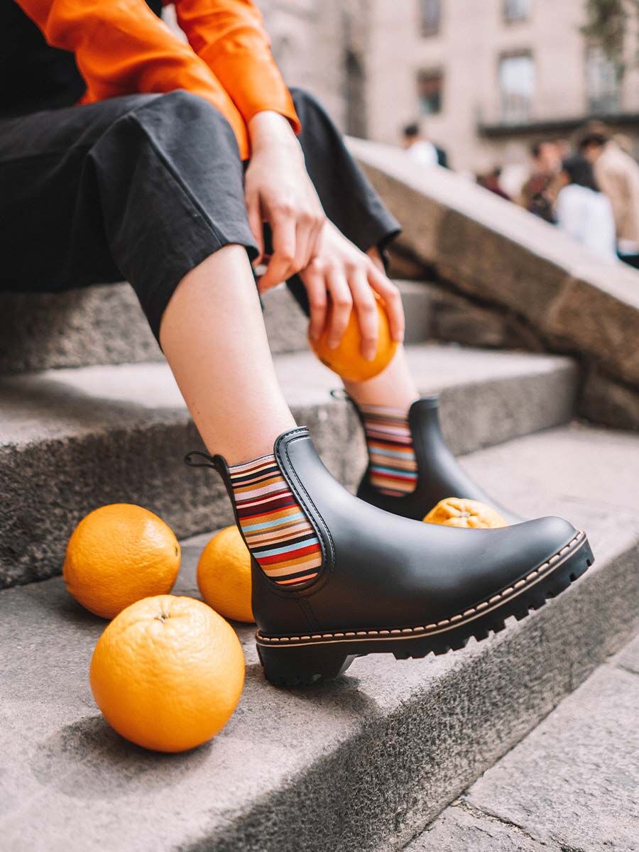 Women's Rain Ankle Boots - CORBIN Multi